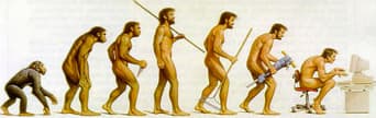 Évolution de l'homme vers l'ordinateur